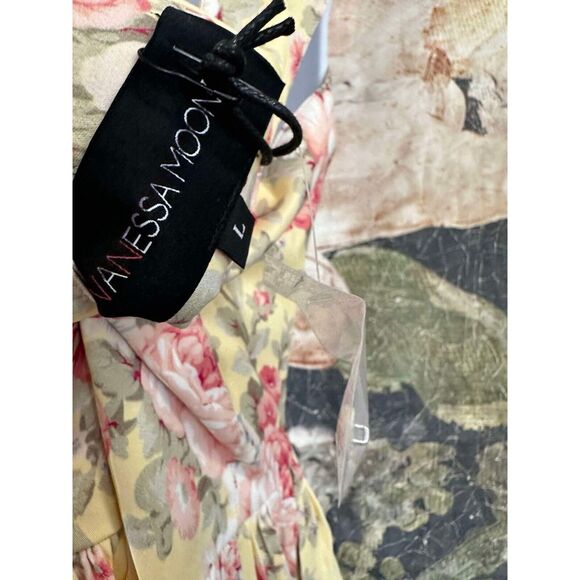 New Free People Vanessa Moon THE ELISABETH ROMPER DRESS    Size Large - Picture 7 of 9